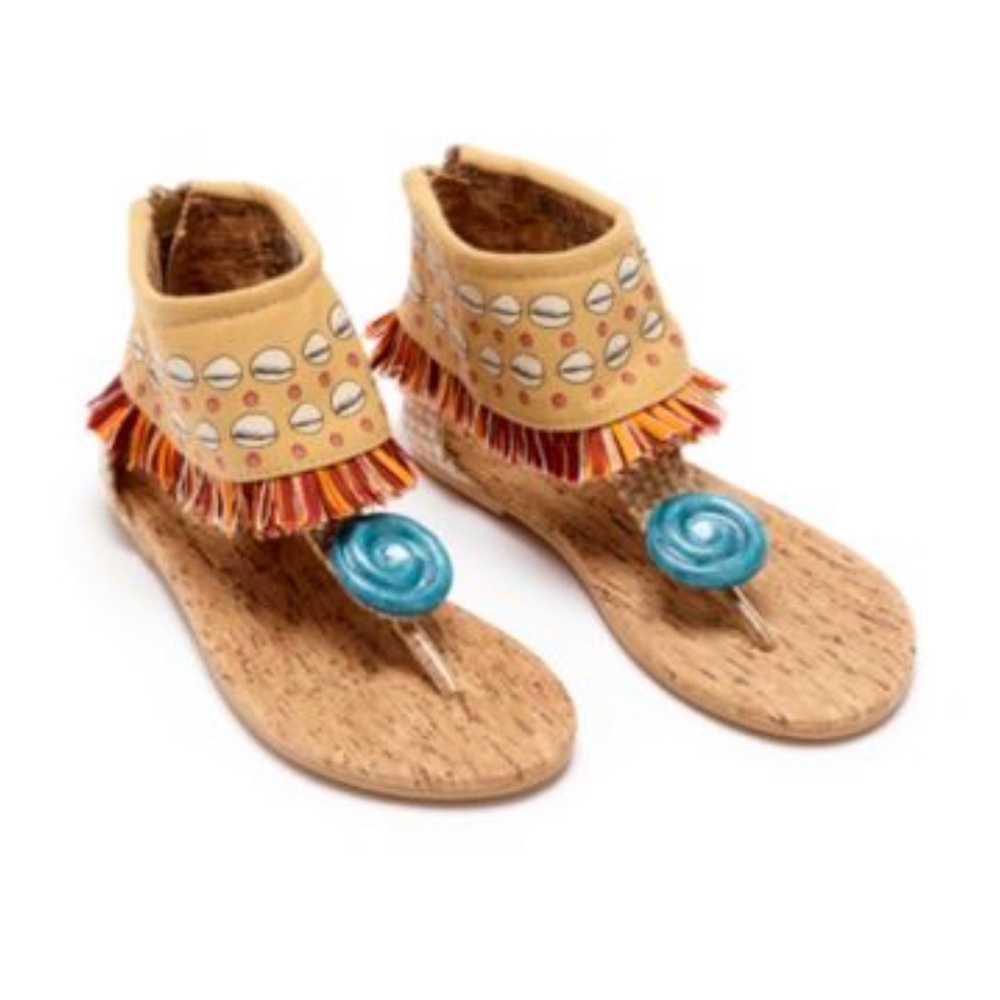 NWT Disney Moana Costume Shoes for Kids Size Multi Birthday Theme